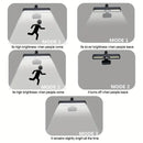 Luminária de Parede Solar LED para Área Externa – Recarregável com Sensor de Presença, Ideal para Jardim, Garagem, Terraço e Portão