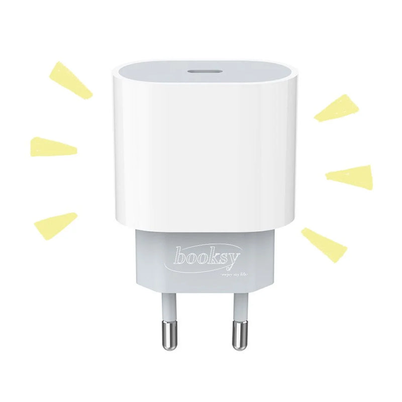 Carregador Rápido 20W Tipo-C + Cabo Lightning para iPhone