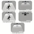 Luminária de Parede Solar LED para Área Externa – Recarregável com Sensor de Presença, Ideal para Jardim, Garagem, Terraço e Portão