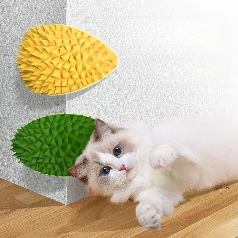 Massageador e Arranhador para Gatos – Escova Removedora de Pelos, Pente para Higiene e Cuidados com Pets, Cães e Gatinhos