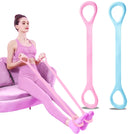 Faixa Elástica de Treinamento 8 Shape | Banda de Resistência para Braço, Costas e Ombros | Yoga, Pilates e Fisioterapia