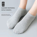 Kit com 12 Pares de Meias Masculinas Curtas Tipo Sapatilha – Leves, Respiráveis e com Algodão