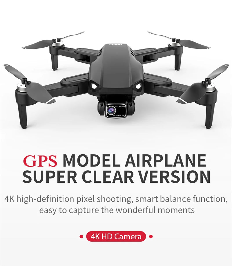 L900 Pro SE MAX GPS Drone Profissional 4K | Câmera Dupla HD | 5G Wi-Fi | Motor Brushless | Evita Obstáculos 360°