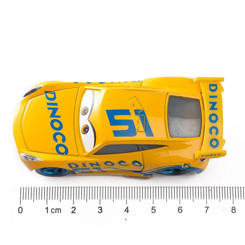 Kit Presente Disney Pixar Cars – 8/13/15 Peças | Miniaturas de Metal Diecast | Lightning McQueen, Jackson Storm, Caminhão Mack e Mais!