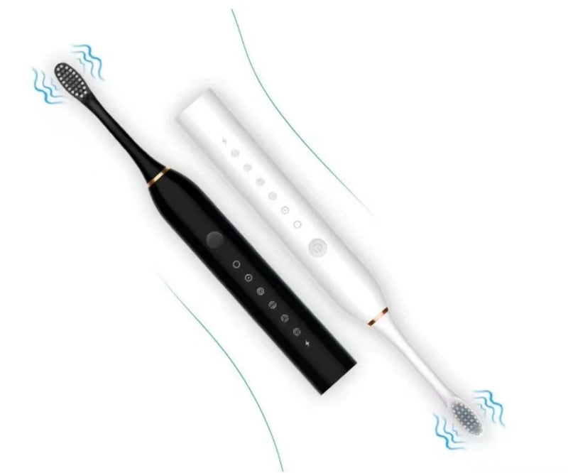 Escova de Dente Elétrica Sônica com 6 modos de limpeza, cerdas DuPont macias e tecnologia de vibração de alta frequência