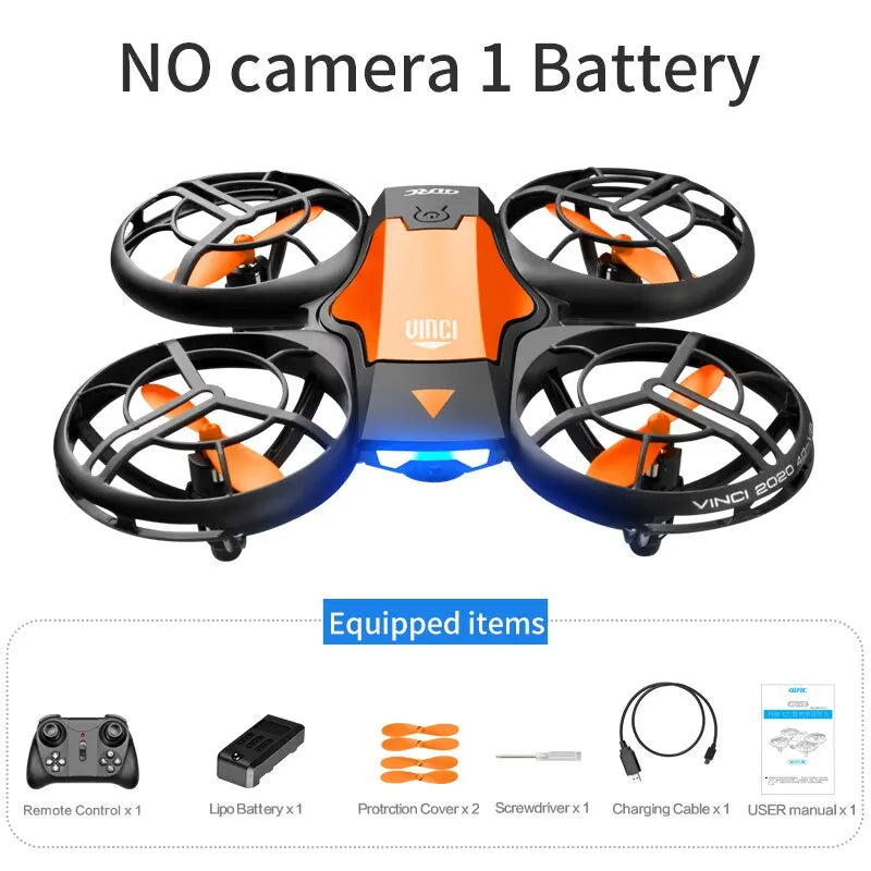 🚁 V8 Mini Drone 4K HD WiFi FPV | Câmera Grande Angular | Altitude Hold | Ideal para Iniciantes e Crianças | 4DRC RC Quadcopter
