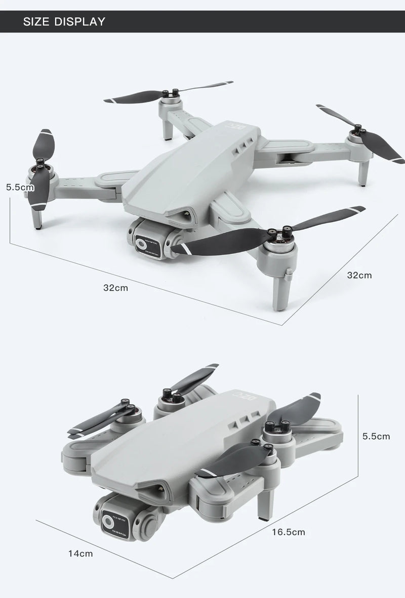 L900 Pro SE MAX GPS Drone Profissional 4K | Câmera Dupla HD | 5G Wi-Fi | Motor Brushless | Evita Obstáculos 360°