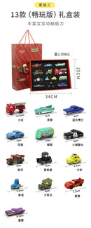 Kit Presente Disney Pixar Cars – 8/13/15 Peças | Miniaturas de Metal Diecast | Lightning McQueen, Jackson Storm, Caminhão Mack e Mais!