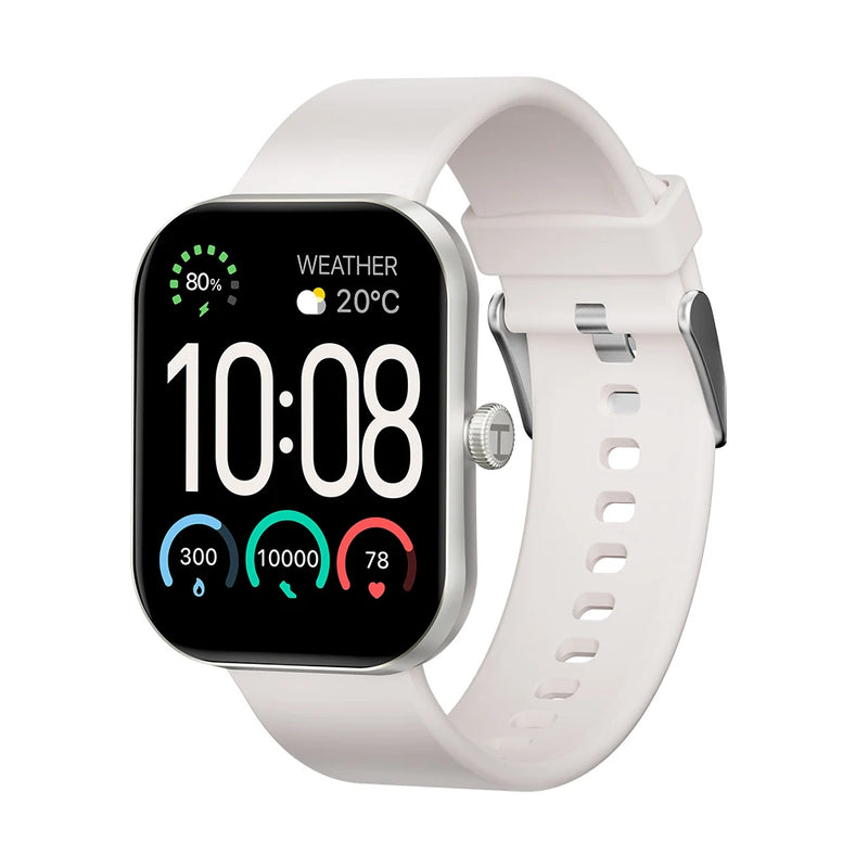 HAYLOU Watch S6 – Smartwatch com Tela HD 2.01", Chamadas por Bluetooth, IP68, Monitoramento Fitness