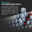 Teclado Mecânico Mini Machenike K500-B61 60% – Layout ABNT2, RGB, Hot-Swappable, NKRO, Com Fio para PC Gamer