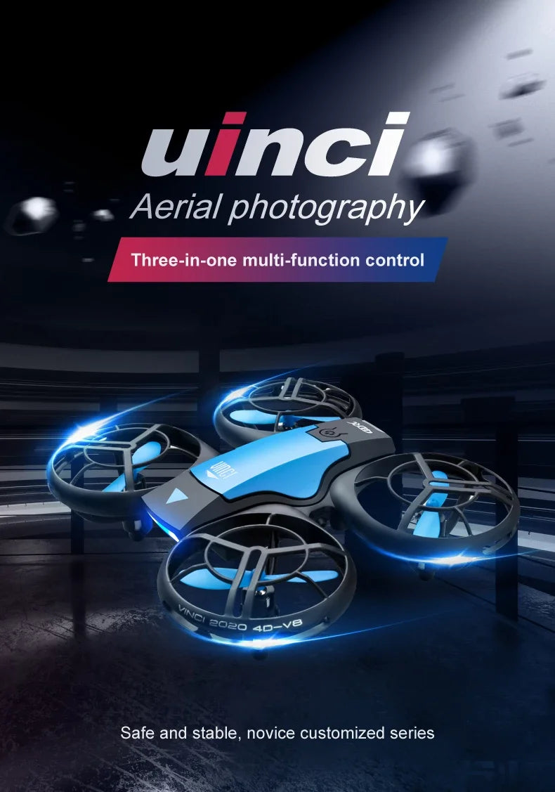 🚁 V8 Mini Drone 4K HD WiFi FPV | Câmera Grande Angular | Altitude Hold | Ideal para Iniciantes e Crianças | 4DRC RC Quadcopter