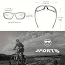2 Óculos Esportivos Fashion com Lentes Polarizadas – Estilo Futurista para Homens e Mulheres, Ideal para Ciclismo, Pesca, Trilhas e Golfe