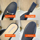 Tamanco Mule Feminino Estilo Fashion – Verão, Salto Baixo, Modelo Aberto Tipo Half Slipper, Confortável e Elegante