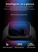 Relógio Smartwatch LIGE Feminino – Tela Full Touch, Chamadas via Bluetooth, à Prova d'Água, Monitoramento Fitness