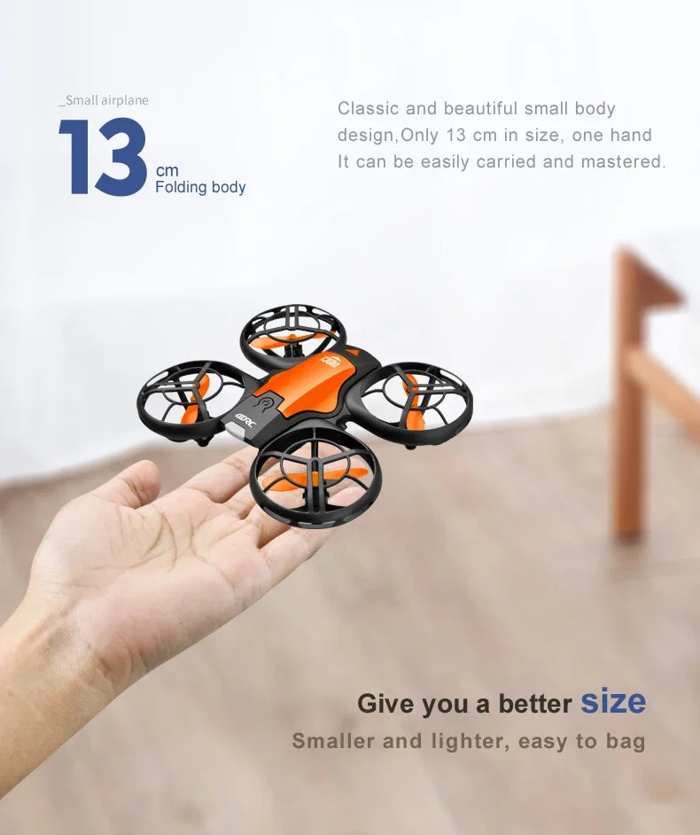 🚁 V8 Mini Drone 4K HD WiFi FPV | Câmera Grande Angular | Altitude Hold | Ideal para Iniciantes e Crianças | 4DRC RC Quadcopter