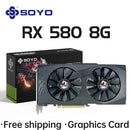 Placa de Vídeo SOYO Radeon RX580 8GB GDDR5 PCIe 3.0 para PC Gamer