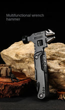 Ferramenta Multifuncional 3 em 1 — Martelo, Chave e Alicate em um só corpo!