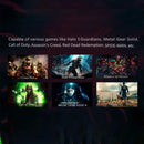 Headset Gamer com Fio para PS4/PS5/Xbox/Smartphone/PC – Microfone com Cancelamento de Ruído e Ajuste de 120°