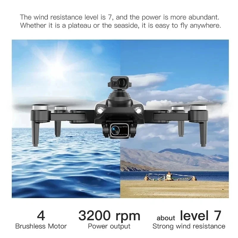 L900 Pro SE MAX GPS Drone Profissional 4K | Câmera Dupla HD | 5G Wi-Fi | Motor Brushless | Evita Obstáculos 360°