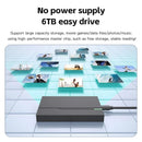 Case Externo para HD/SSD 2.5'' com USB 3.0 – Suporte até 6TB, Compatível com Discos SATA 7mm e 9.5mm para Notebook e PC